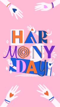 Fun Quirky Harmony Day Instagram Story Design