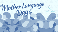 Abstract International Mother Language Day Video Image Preview