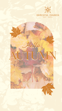 Hello There Autumn Greeting TikTok video Image Preview