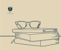 Book Glasses Facebook post Image Preview