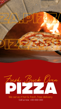 Hot and Fresh Pizza Facebook story Image Preview