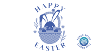 Easter Bunny Facebook Event Cover Design