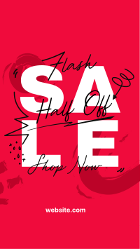 Doodly Generic Flash Sale TikTok video Image Preview