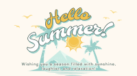 Vintage Summer Greeting Animation Image Preview