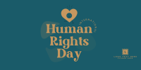 International Human Rights Day Twitter Post Design