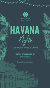 Havana Nights Facebook story Image Preview