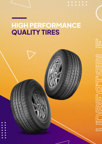 High Quality Tires Flyer Image Preview