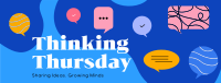 Thinking Thursday Blobs Facebook cover Image Preview