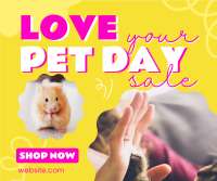 Love Your Pet Day Sale Facebook Post Design