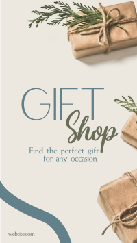 Elegant Gift Shop Facebook Story Design