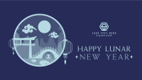 Happy Lunar Year Facebook Event Cover Design
