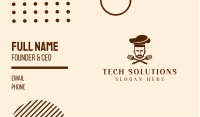 Mustache Beard Chef Business Card Image Preview