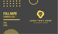 Leo Zodiac Sign Business Card Design