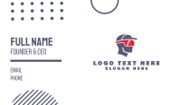 VR Sports Athlete Business Card Design