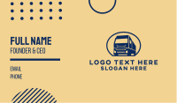 Big Cargo Truck Business Card Preview