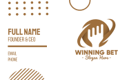 Brown Fork Planet Business Card Image Preview