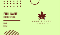 Cannabis Leaf Game Controller Business Card Image Preview