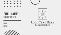 Chic Arrows Emblem Business Card Image Preview