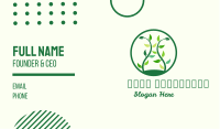 Green Organic Tree Business Card Image Preview