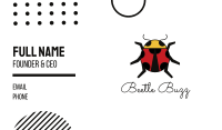 Geometric Lady Bug Business Card Image Preview