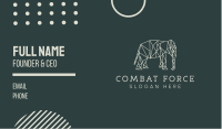 Minimal Elephant Business Card Image Preview