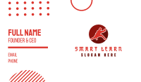 Red Circle Kungfu Business Card Image Preview