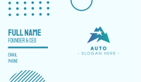 Jagged Star Mountain Business Card Image Preview