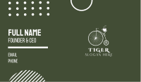 Old Bicycle Cafe Business Card Image Preview