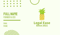 Pineapple Jar Business Card Image Preview