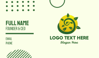 Organic Eco Farm Business Card Design