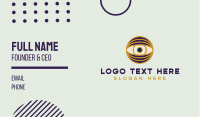 Creative Eye Globe Business Card Design