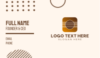Music Strings Mobile Application Business Card Preview