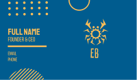 Sun Crab Business Card Image Preview