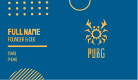 Sun Crab Business Card Image Preview