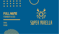 Sun Crab Business Card Image Preview