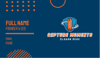 College Football Shield  Business Card Image Preview