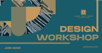 Modern Abstract Design Workshop Facebook Ad Design