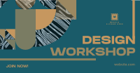 Modern Abstract Design Workshop Facebook ad Image Preview
