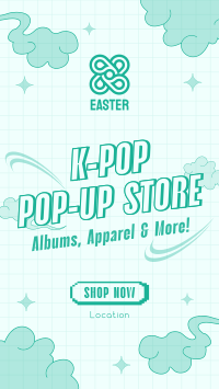 Kpop Pop-Up Store Instagram story Image Preview