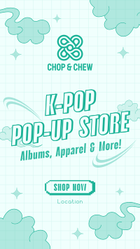 Kpop Pop-Up Store Instagram story Image Preview