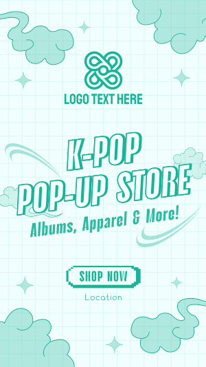 Kpop Pop-Up Store Instagram story Image Preview