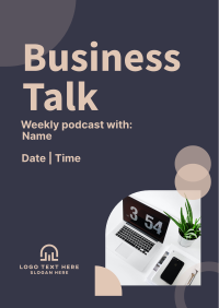Startup Business Podcast Poster Image Preview