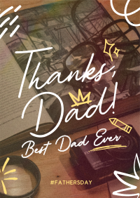 Best Dad Doodle Flyer Image Preview