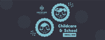 Childcare and School Enrollment Facebook cover Image Preview