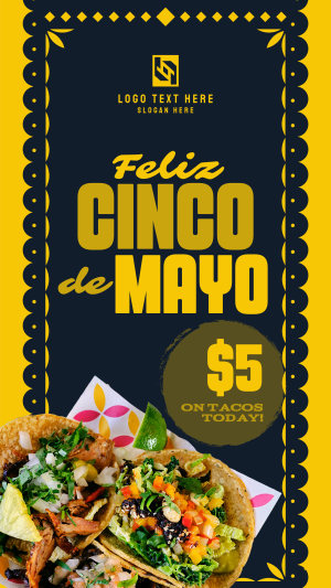 Playful Cinco De Mayo Instagram story Image Preview