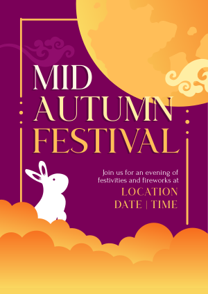 Mid Autumn Bunny Flyer Image Preview