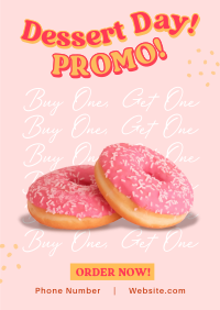 Donut BOGO My Heart Poster Design