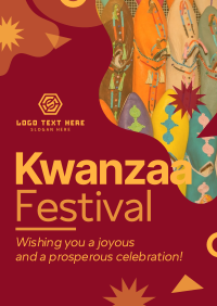 Kwanzaa Day Greeting Flyer Design