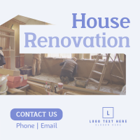 Simple Home Renovation Instagram Post Design