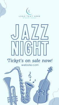 Modern Jazz Night Facebook Story Design
